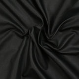 Black polyester tailoring fabric