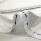 White polyester tailoring fabric