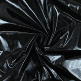 Fine shiny black polyester