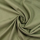 Lin viscose vert militaire