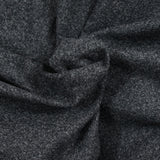 Brushed heather gray wool blend