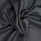 Heather bluish gray twill wool blend suit fabric