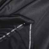 Dark gray mottled fancy wool blend suit fabric