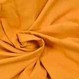 100% Saffron washed cotton