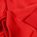 Satin viscose rouge