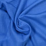 Double gaze irisée argent fond bleu lavande