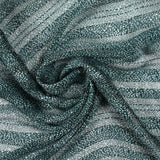 Green leopard satin band printed muslin