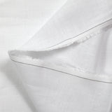 100% lino blanco suave