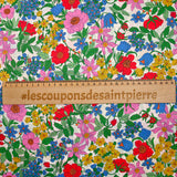 Coton liberty ® Clarabelle multicolore au mètre