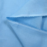 100% Light sky blue linen