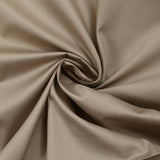 Powder beige satin cotton poplin