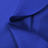 Electric blue satin cotton poplin
