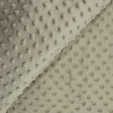 Polaire minky relief taupe