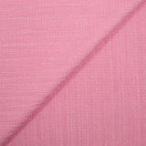 Crépon de polyester effet seersucker rose clair