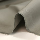 Flint gray elastane cotton twill