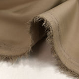 Sand beige cotton and silk satin