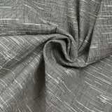 White and gray mottled seersucker effect cotton