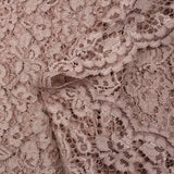 Maud scalloped lace, old pink