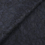 Maud scalloped lace in midnight blue