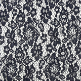 Maud scalloped lace in midnight blue