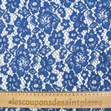 Royal blue Maud scalloped lace