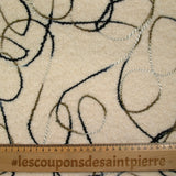 Sophia ecru fancy terry wool