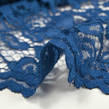 Royal blue Maud scalloped lace