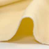 Jersey de viscose côtelé bord-côte crème