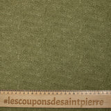 Khaki green granite effect printed cotton