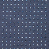 Jersey de algodón estampado con nueces sobre fondo azul denim