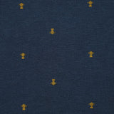 World Cup printed cotton jersey with navy background