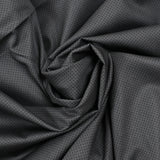 Algodón estampado lunares 1mm fondo gris