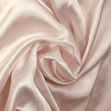 Pale pink Maya polyester satin