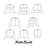 Sewing pattern EMILE jacket