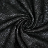 Pink silk and polyester jacquard in black swirl