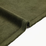 Velours polyester fines côtes kaki