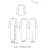 Patron de couture Robe-Pull MAYALINE