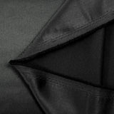 Plain polyester satin Inès black