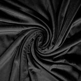 Jersey de terciopelo negro doble