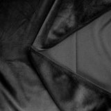 Jersey de terciopelo negro doble
