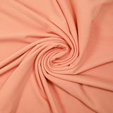 Fine salmon cotton polo knit