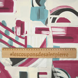 Cotton printed abstract clay background