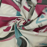 Cotton printed abstract clay background