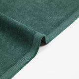 Velours polyester fines côtes vert pin