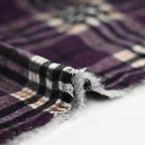 Flanelle matelassée à carreaux Carolina violet