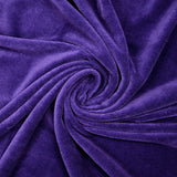 Purple bamboo terry cloth sold by the meter