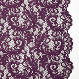 Dentelle festonnée Judith prune