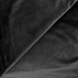 Jersey de velours tout doux noir