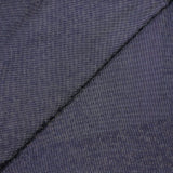 Jersey imprimé pois argentés holographiques fond bleu marine