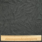 Jersey matelassé fissures fond anthracite chiné